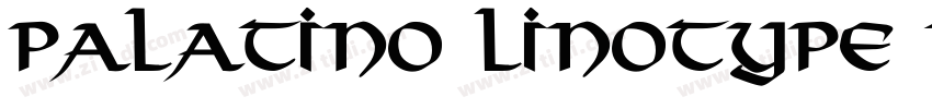 Palatino Linotype Bo字体转换